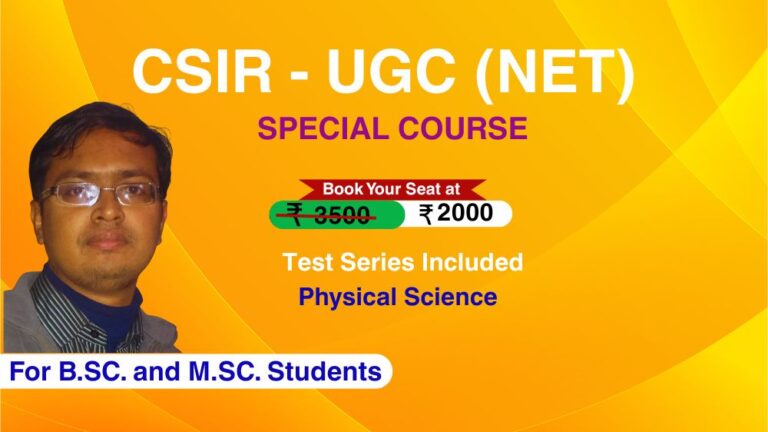 CSIR- NET PREPARATION (PHYSICAL SCIENCE)