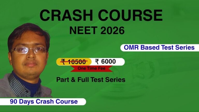 CRASH COURSE NEET 2026