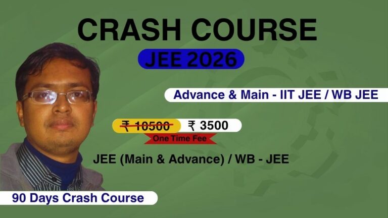 CRASH COURSE JEE 2026